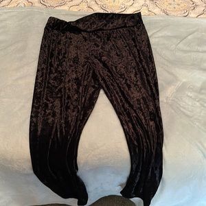 Thalia Sodi crushed velvet pants, size XL